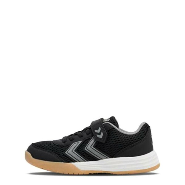 Hummel Multiplay Flex Vc Junior — юниорские чёрные кроссовки Hummel (детские)
