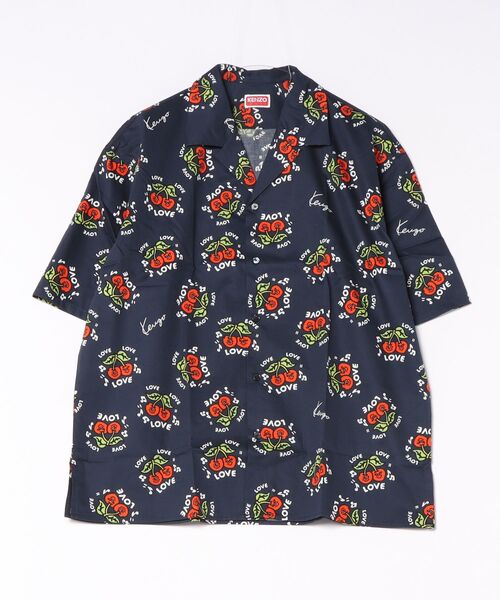 KENZO LOVES HAWAIIAN SS SHIRT — рубашка KENZO Loves Hawaiian, короткий рукав