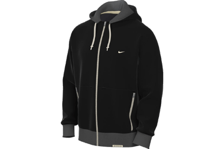 NIKE Therma-FIT Standard WTR — фулзип L/S худи, модель DQ6185 (мужская коллекция, чёрный)