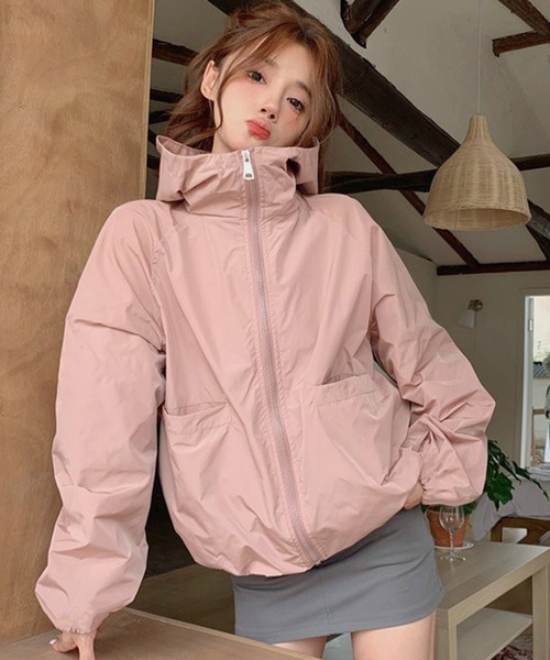 Oversize Marumi shirt — круглый силует, длинный рукав, фулджип парка без подкладки