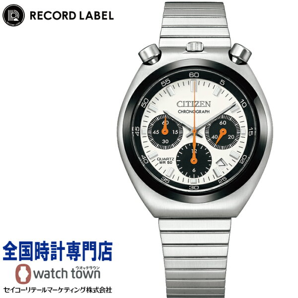 Часы CITIZEN Record Label AN3660-81A — циферблат Record Label, модель Tsuno Chrono, фирменная коллекция, магазинная версия