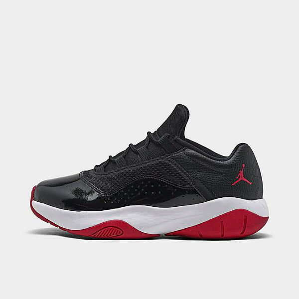 Кроссовки Jordan для детей/девочек Jordan 11 CMFT Low GS, черно-бело-красные — спортивные, яркие