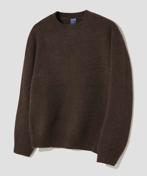 Signature Daily Crewneck Knit [Brown]