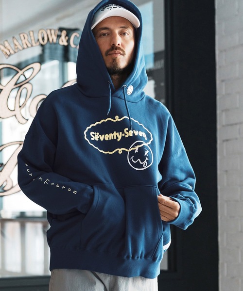 mpa3773 middle onz oversize sweat P‑O hoodie (77delicious) парка