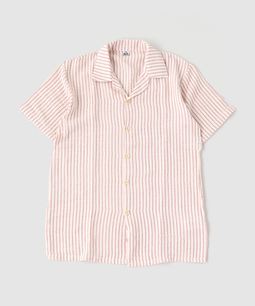 MR ODIN Open Collar Shirt Striped