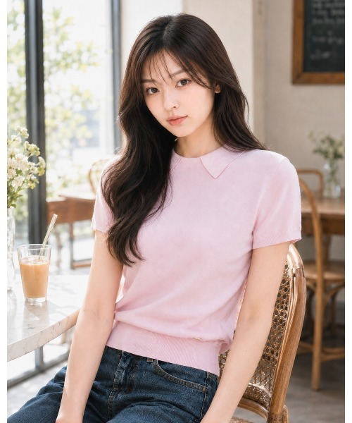 GENERAL IDEA Layered Essential Half Pullover — многослойный базовый полупуловер