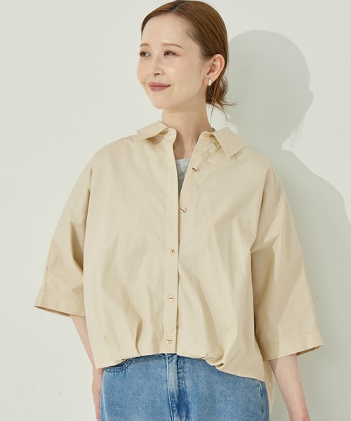 WEB‑лимитированная футболка Front Tuck ドルマン (с заправкой вперед)