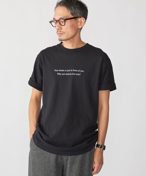 SHIPS×TAKE IVY: «TAKE NVY» месседж‑фото T‑shirt
