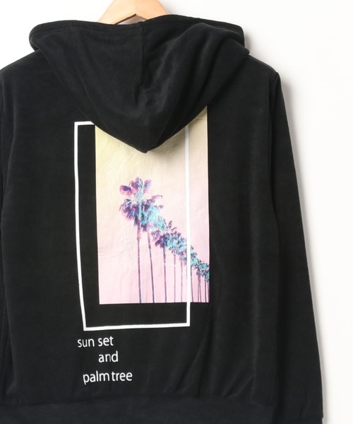 / Pyle print zip‑up парка /
