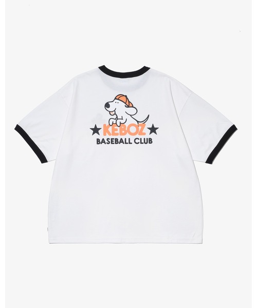 YIB RINGER S/S TEE — футболка с контрастным воротником и коротким рукавом