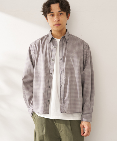 Heviestooth чекер‑кроп‑футболка (Heviestetch crop shirt)