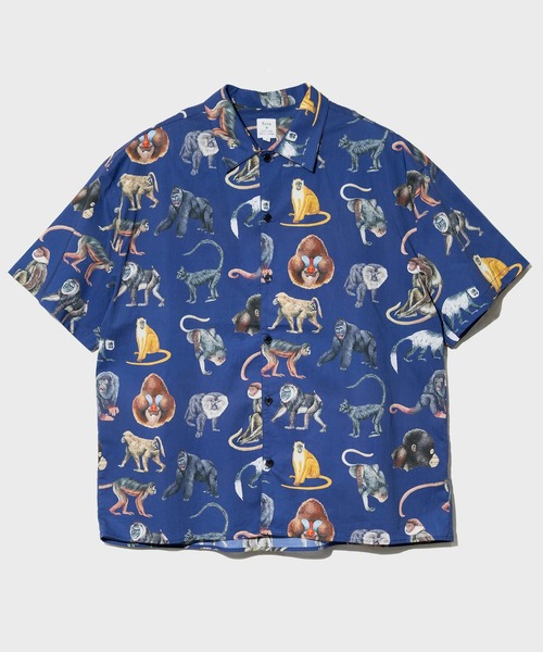 Revo. Monkey Pattern SS T‑shirt — футболка с принтом 'монки' короткий рукав