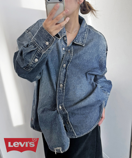 LEVI’S для JS Woven denim shirt — тканая джинсовая рубашка