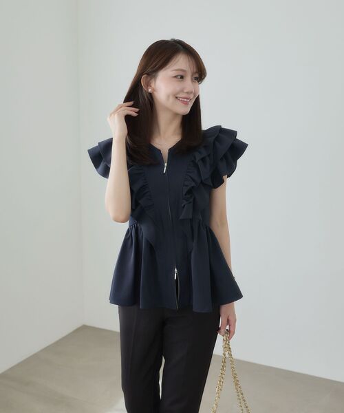 Frill jipp blouse — блуза с декоративными фалдами (фрилл)
