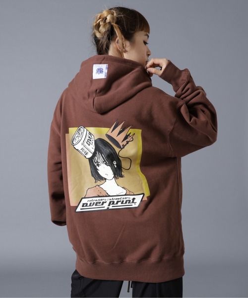 overprint / оверсайз микс-цветов худи