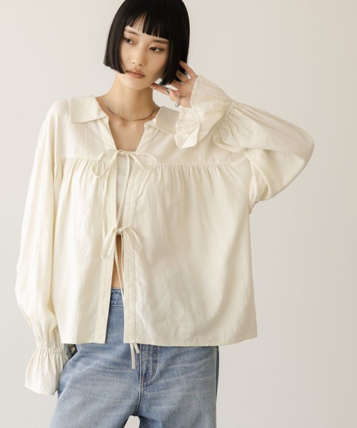 Skipper‑Ribbon blouse 638503