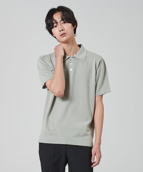 1/2 SUMMER COLLAR KNIT_MINT