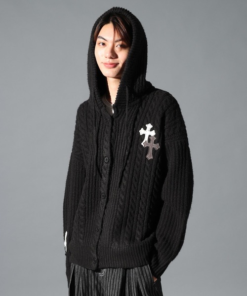 [UNISEX] LAND MUSEUM / кросс-кибер фуд кардиган