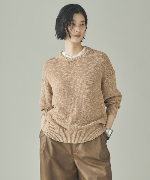 Curensology / Loose Knit Pullover — свитер в свободном крое