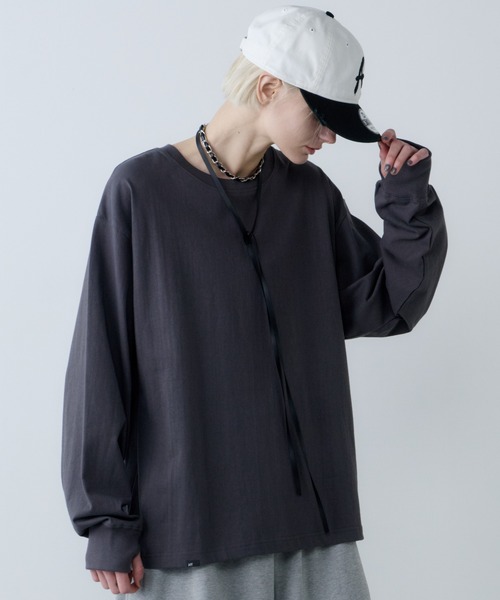 AFF AIVER 16/- хлопковая широкая футболка L/S TEE