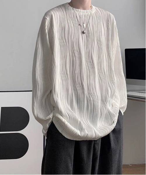 [STYLE NUMBER] Большой шелкэт фирабль без рисунка лонгслив T