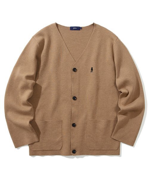 HERITAGE DAN MILANO LIP KNIT CARDIGAN BEIGE — кардиган вязаный Milano бежевый