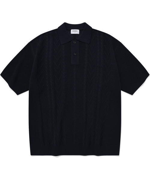 Куртка‑кардиган с капюшоном Half‑Knit Navy
