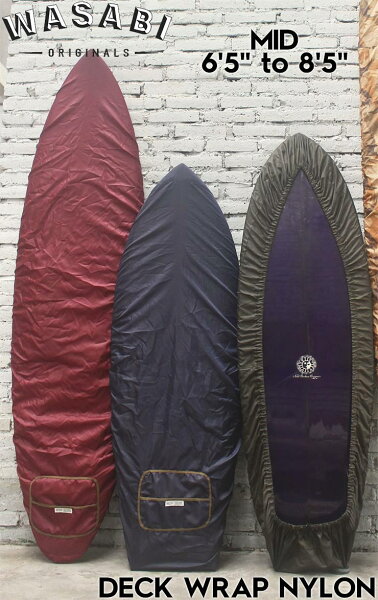 Deck wrap Wasabi originals — нейлоновая лента для серфборда Wasabi DECK WRAP NYLON SHORT MID 6'5"–8'5" (оригинал для Японии)
