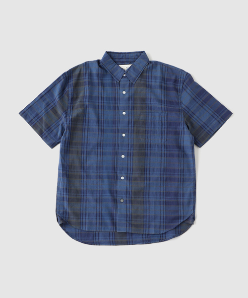 Original Madras — рубашка LAX S/S в клетку мадрас
