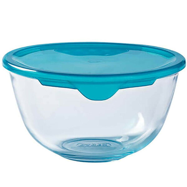 Чаша из термостойкого стекла Pyrex с крышкой