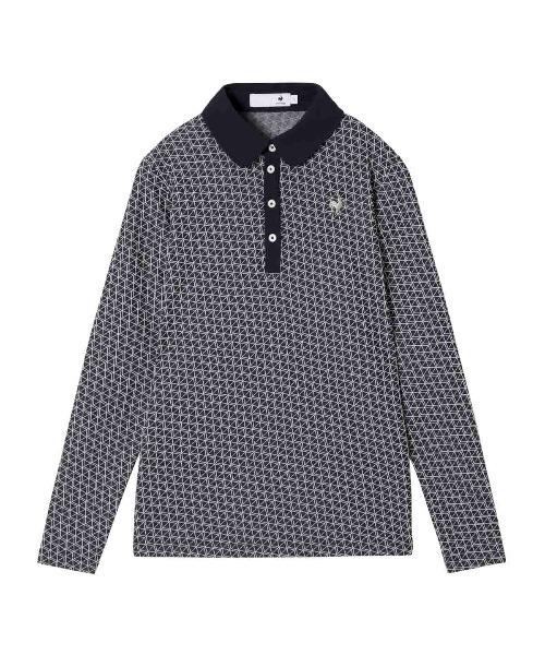 le coq sportif GOLF — быстросохнущая/стрейч UV‑защита, длинный рукав для гольфа