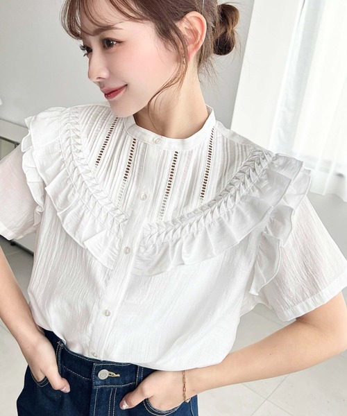 RN slab короткий рукав — free knit T‑shirt (RN Slab Half‑Sleeve)