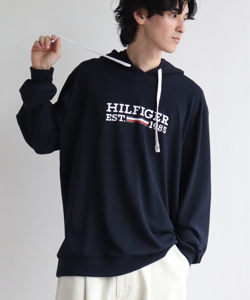 TOMMY HILFIGER — лёгкая стёганая парка с логотипом