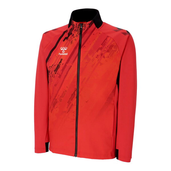 Hummel Training Wear HB JAPAN HAT2145 (205) — футболка Full Zip Jacket, тёмно‑красная, унисекс
