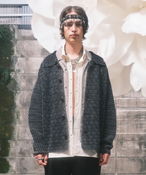 PIGMENT HAND-KNITING CARDIGAN — кардиган ручной вязаный, пигментный