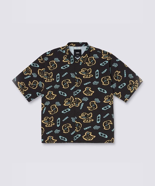 FUNKY ANIMAL SS SHIRT — футболка с принтом, черная, Bi VN000NNEEDF1