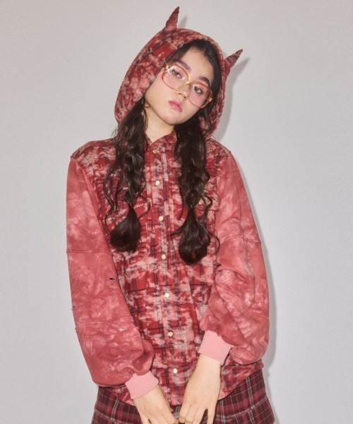 DEVIL HORN HOODED — худи с капюшоном и рогами (Devil Horn)