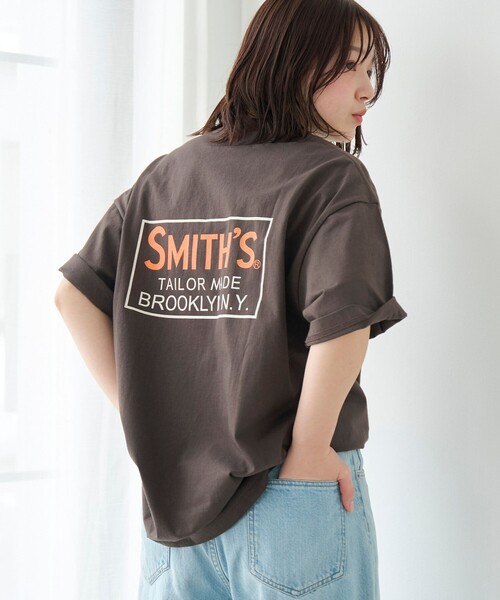 SMITH'S — футболка с принтом, полу рукав, с нашивкой Pocket