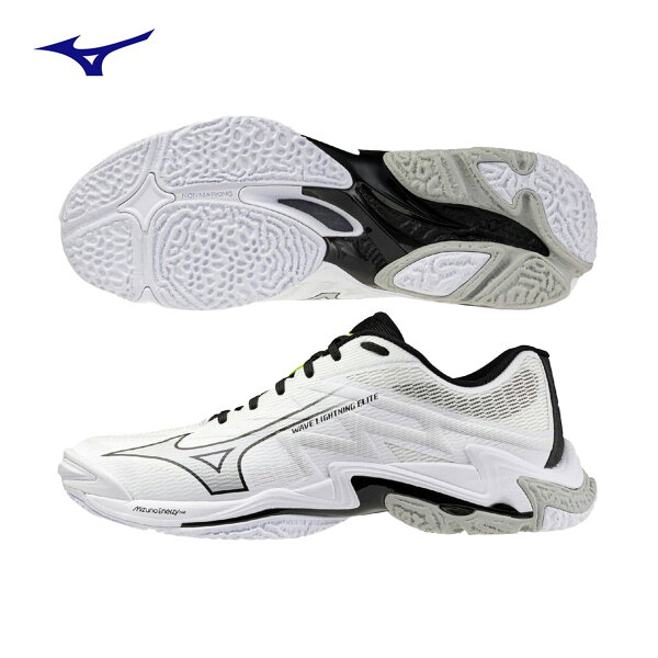 Брейвборд Mizuno Wave Uevelightning Elite V1GA2600 — 51 бело‑чёрный (White×Black)