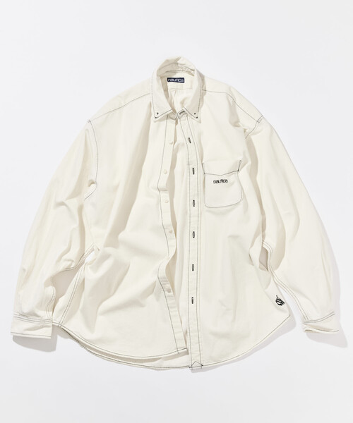 NAUTICA винтажный деним BD рубашка