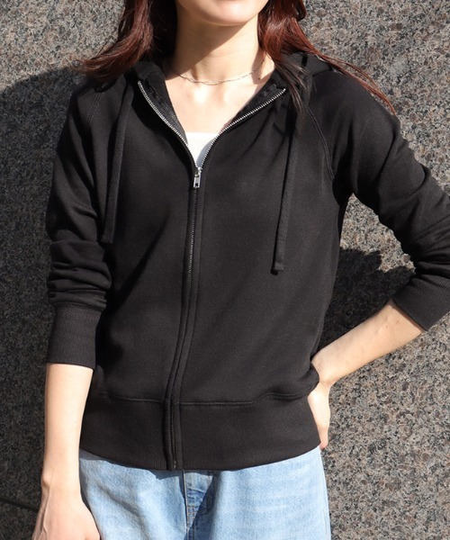 UV Light Sweat Zip Parker — толстовка‑парка с молнией и UV‑защитой