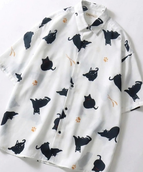 Silk Touch Animal Print Shirt — шёлковистая рубашка с животным принтом, охлаждающая ткань, короткий рукав