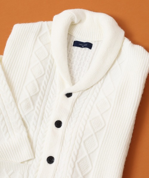 Aran Cable Oversize Short Knit Cardigan — объёмный кардиган‑жакет с аранами