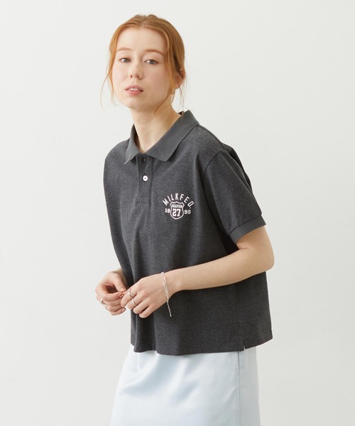 Emblem Embroidered Polo Shirt — вышитое поло