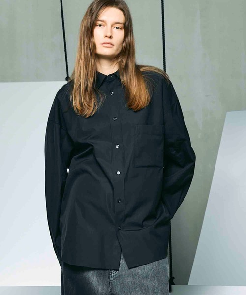 UNISEX THOMAS MASON Prime-Over Shirt — рубашка Thomas Mason Prime-Over (MAISON SPECIAL)
