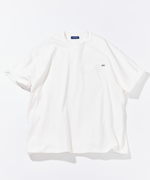 NAUTICA Big Shield T-shirt — футболка с логотипом Nautica, Pocket T‑shirt