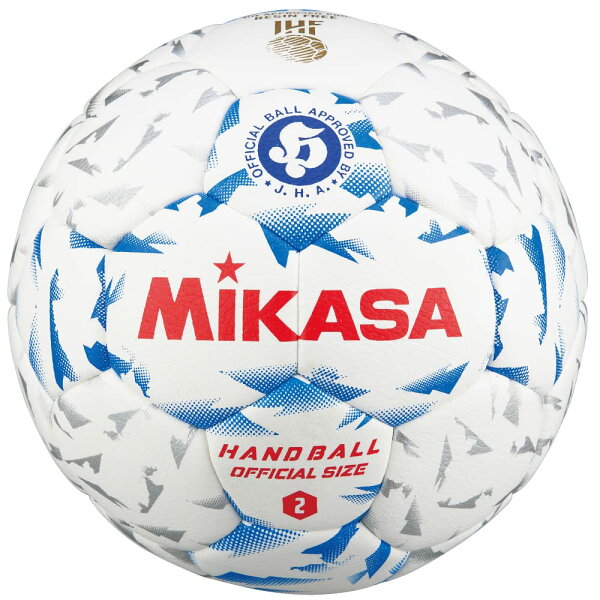 MIKASA Хандбол новый стандарт 2‑го номера для мальчиков среднего роста, обучающая кожа мяч белый HB240B‑W, рекомендация вес 0.200–0.250 (кг/см2)
