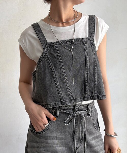 (Set‑up available) Denim viscose tee — джинсовая вискозная футболка