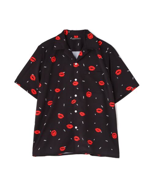 LUSOR lips Aloha Shirt — рубашка‑гавайка Lips Aloha