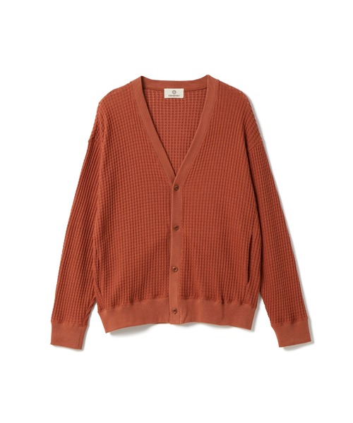 SEAGREEN BIG WAFFLE CARDIGAN — большой вафельный кардиган SEAGREEN